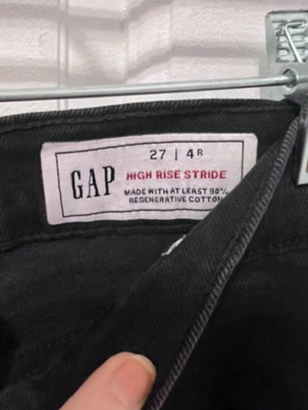 GAP High Rise Stride Wide-Leg Jeans, Size 27 / 4R - Picture 5 of 8
